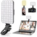 Miniatyrbillede 1 af 7: Selfie-lys, LED-genopladelig telefonlys-klemme, 3 lys og uendelige justeringstilstande