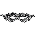 Pikkukuva 1 / 4: Musta naamiaisnaamio silmä seksikäs pitsipallojuhlat naamiaiset karnevaaliin halloween puolikas kasvot hienot mekot Pukurekvisiitta Tee-se-itse-sisustus Style13 Ball Mask