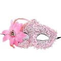 Pikkukuva 1 / 3: 1 kpl Halloween Pitsi Silmälappu Karnevaali Naamiaismaskit Pink