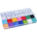 Miniatyrbillede 2 af 5: DIY - Perleboks - Seed beads - 3mm - 3900 stk - Bogstavperler