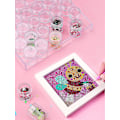 Miniatyrbillede 5 af 5: 30 Rums Diamant Broderi Opbevaringsboks Transparent Neglebor Perle Opbevaringsboks (d-583-a)