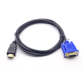 Miniatyrbillede 1 af 4: 1M HDMI til VGA-kabel Videokabel til TV-computerskærm