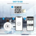 Miniatyrbild 5 av 5: Bluetooth inomhushygrometertermometer, mini inomhustermometer, temperaturövervakningssensor, digital hygrometer för hemmet