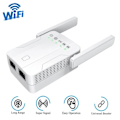Miniatyrbilde 1 av 4: WiFi Repeater Forsterker Extender AP 1200 Mbps 2 Ethernet-port, dekker opptil 100 m, Kompatibel med alle internettbokser