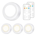 Pikkukuva 1 / 5: LED-spottivalot 6 kpl 2 kaukosäätimellä