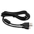 Miniatyrbillede 1 af 5: Micro USB-ladekabel til dataoverførsel til Sony PS4 Slim-spilcontroller
