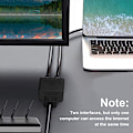 Miniatyrbilde 5 av 6: Nettverkskabel Ethernet Splitter Kabel Nettverksadapter