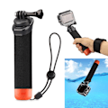 Miniatyrbilde 2 av 8: Flytende Håndtak for Actionkamera Sklisikkert Grep med Håndleddsrem for GoPro 10 9 8 7 6 5 Kameraer Vannsport