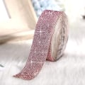 Miniatyrbild 3 av 5: Självhäftande kristall strass diamantband DIY dekoration Rose gold