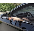 Miniatyrbild 6 av 10: Sun Shade / Mosquito Net for Car - Attaches Over Car Door front window