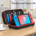 Miniatyrbild 4 av 6: Stort förvaringsfodral för Nintendo Switch OLED