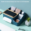 Miniatyrbillede 4 af 5: Rektangulær Servietboks Cover Holder med opbevaring, House Tissue style 1