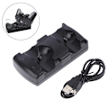 Pikkukuva 1 / 5: PS3move/PS3-ohjainlaturi USB Kaksoislaturi PS3-ohjaimelle