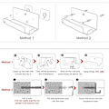 Miniatyrbild 4 av 6: Väggfäste för Nintendo Switch Dock Station