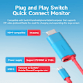 Miniatyrbillede 3 af 6: Switch Dock til Nintendo Switch/OLED USB C til HDMI-kompatibel Kabeladapter 4K60Hz 100W PD