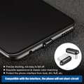 Miniatyrbilde 3 av 5: 4 deler (svart) USB C støvhette Type-C deksel Kompatibel