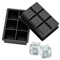 Miniatyrbild 1 av 4: 2-pack isformar i silikon - 6 stora svarta isbitar