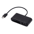Pikkukuva 5 / 11: USB C 3-in-1 Hub-muunnin Typ C -sovitin SD-kortinlukija Macille type-C