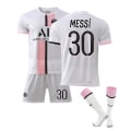 Miniatyrbild 1 av 2: Fotbollssats Fotbollströja Träningströja Mbappe Mbappe XS(160-165cm) Messi