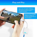 Miniatyrbild 5 av 5: Lightning till Ethernet-adapter, [kompatibel med Apple Mfi-certifierad] 2 i 1 RJ45 Ethernet LAN-nätverksadapter med laddningsport, Plug and Play, Support