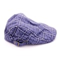 Miniatyrbillede 3 af 3: Flat cap ternet - Flere farvevalg blue