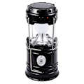 Miniatyrbillede 5 af 5: Solar campinglampe USB genopladelig lommelygte Bærbar nødlampesæt Black