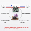 Miniatyrbild 11 av 11: Lampa Dimmer Strömbrytare Sladd Strömbrytare Plug In Bord Golv Ljus Dimmer black