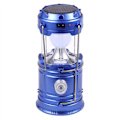 Miniatyrbilde 4 av 5: Solar campinglys USB oppladbar lommelykt Bærbar nødlampe utstyr Blue