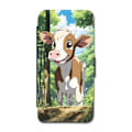 Miniatyrbild 1 av 3: Barn Tecknad Ko Samsung Galaxy A05s Flip Mobilfodral