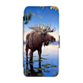 Miniatyrbild 1 av 3: Älg Samsung Galaxy A55 5G Flip Mobilfodral
