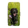 Miniatyrbild 1 av 3: Svart Labrador iPhone 11 Flip Mobilfodral