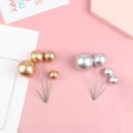Miniatyrbild 3 av 8: 20st Guldboll Cake Topper Födelsedagsfest Cupcake Topper för Gold