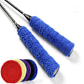 Miniatyrbild 2 av 5: Anti-halk Andas Tennis Badmintonracket Fiskespön Grip Red