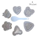 Miniatyrbild 1 av 5: 6/7 st Cartoon Shape Rice Ball Set Form Sushi Form B