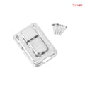 Miniatyrbild 1 av 8: Litet vin Träkistfodral Case Toggle Latch Resväska Loc Silver