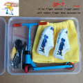 Miniatyrbild 1 av 8: Mini Finger Scooter Set Mini Finger Skateboard med byxor Blue