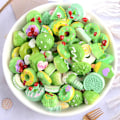 Miniatyrbild 7 av 7: 10st Flatback Resin Donut Cookies Cake Cabochons Charms DI Multicolor2