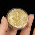 Miniatyrbild 7 av 8: Creative Ethereum Coin Ethereum Art Collection Fysiskt minnesmärke Silver