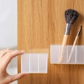 Miniatyrbild 1 av 7: Väggmonterad 3Grids Organizer Spegelskåp Självhäftande Obje
