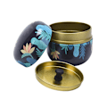 Miniatyrbild 6 av 8: Tea Caddy Iron Delikat Small Style Te Canister Förvaringsbox f F