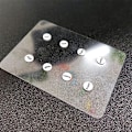 Miniatyrbild 1 av 8: 1-pack musskridskor i glas DIY Universal Dots Mouse Feet Pads St A1