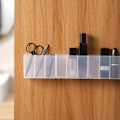 Miniatyrbild 4 av 7: Väggmonterad 3Grids Organizer Spegelskåp Självhäftande Obje