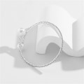 Miniatyrbild 5 av 5: Mode Enkel Simulerad Pearl Armband Dam Kristall Justerbar Silver