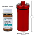 Miniatyrbild 3 av 8: Vattentät aluminium Pill Box Pill Case Container Flaskhållare B