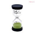 Miniatyrbild 1 av 8: 1/3/5/10/15/30 minuter Sandglas Sandglas Timglas Timer 15 minute