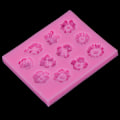 Miniatyrbild 3 av 6: 1st Blomma form fondantform form cho