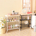 Miniatyrbild 5 av 5: 1:12 Dollhouse Simulation Mini Kök Järn Display Hylla för C White