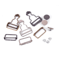 Miniatyrbild 4 av 8: 1 sets haklappsbyxor med wire wear button metall knapp gördel denim L