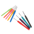 Miniatyrbild 2 av 5: 1 st 2,0-6,0 mm Rainbow Mjukt Handtag Virkat Gummi Handtag Virkat 4.0mm