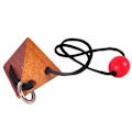 Miniatyrbild 3 av 5: Hot Rope Wooden Puzzle Logic ligent Brain Teaser String Pussel